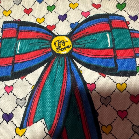 Brighton "Love & Joy" Canvas Crossbody - Picture 8 of 9